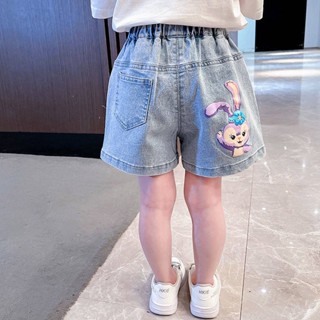 Girls Shorts 2023 New Summer Baby Girls Shorts Outer Wear Girls Western Style Denim Shorts Childrens Summer Thin IhKE