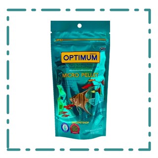 Optimum อาหารปลา สำหรับปลานีออน ปลาหางนกยุงและอื่นๆ 50 กรัม