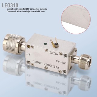  Leo310 Bias Tee T Piece โมดูลเครื่องขยายสัญญาณบรอดแบนด์ RF ความถี่สูง DC Blocker Coaxial Feeder สำหรับไดรฟ์การปรับออปติคัล