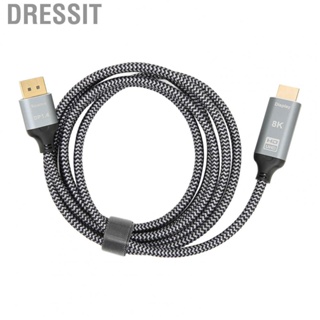Dressit Adapter Cord  Gold Plated Connectors Male To Female Multiple Shields DisplayPort To HD Multimedia Interface Cable  for Laptops for Home for Projectors