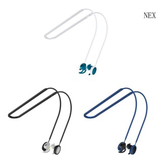 Nex สายคล้องคอซิลิโคน ป้องกันการสูญหาย สําหรับหูฟังไร้สาย Bose-Sport Earbu