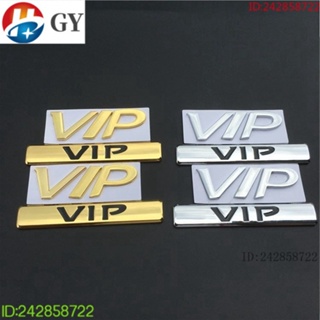 พร้อมส่ง สติกเกอร์โลหะ ลายโลโก้ VIP สําหรับติดตกแต่งรถยนต์