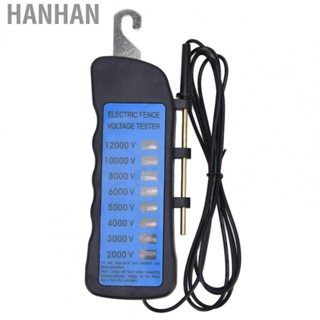 Hanhan 12KV Neon Fence Voltage Tester 2000 To 12000V 8 Neon Indicator Lights Waterpr US