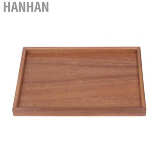 Hanhan Bamboo  Serving Tray Compact Lightweight Bamboo Vanity Tray Scented Rectangle for Bathroom