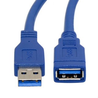 Xiwai สายเคเบิลต่อขยาย USB 3.0 Type-A ตัวผู้ เป็นตัวเมีย 1.0 ม. สีฟ้า 100 ซม.