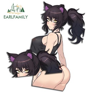 Earlfamily สติกเกอร์กันแดด กันน้ํา ลายการ์ตูนอนิเมะ RWBY Peeker 13 ซม. สําหรับติดตกแต่งรถยนต์ เซิร์ฟบอร์ด หน้าต่าง กันชน