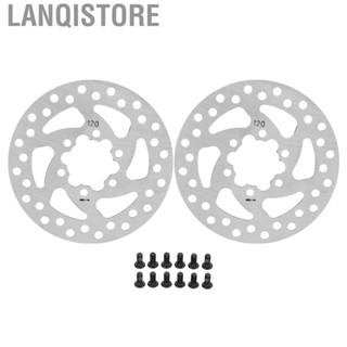 Lanqistore Bike Disc Brake Rotors 120mm Bike Brake Disc Steel with Screw for