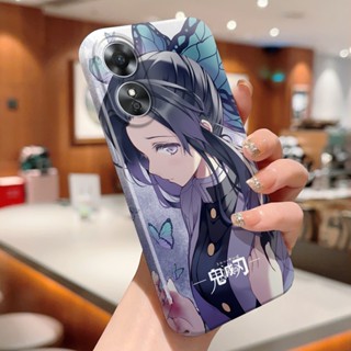 เคสโทรศัพท์มือถือแบบแข็ง กันรอยกล้อง ลายอนิเมะ Zenitsu Tomioka สําหรับ OPPO A77s A15 A15s A1x A5 AX5 A31 A35 A58 A58x A78 R15 R17