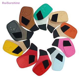 Ruisurshine ใหม่ ผ้าคลุมหัวไม้กอล์ฟ หนัง PU สังเคราะห์ แบบหนา พร้อมเทปเมจิก คอสั้น