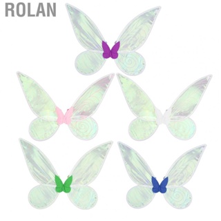 Rolan Glowing Angel Wings  Light Fairy Wings Sparkle Fairy Princess Wings for Kids Cosplay Photo Show Props