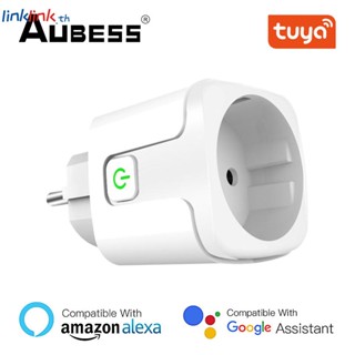 Tuya ZIGBEE ปลั๊กอัจฉริยะ 20A ปลั๊ก I ปลั๊กไร้สาย จับเวลาอัจฉริยะ ควบคุมด้วยเสียง