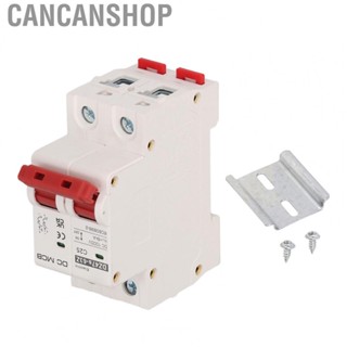 Cancanshop DC Circuit Breaker  2P Breaking  6000A PV Circuit Breaker Magnetic System 1000V 25A Short Circuit Protection  for Home