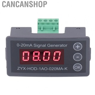 Cancanshop Currents Simulator  Current Signal Generator Accessory Digital Display 1 Channel 0‑20mA  for Testing