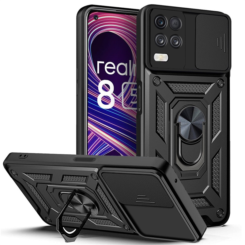 เคสมือถือ พร้อมแหวนตั้ง กันกระแทก สําหรับ OPPO Realme 8 5G Relme Ralme Realmi Redmy 8Pro Realme8 Pro 8i ราคา ถูกที่สุด ดีลบีเคเค รูปภาพหลัก