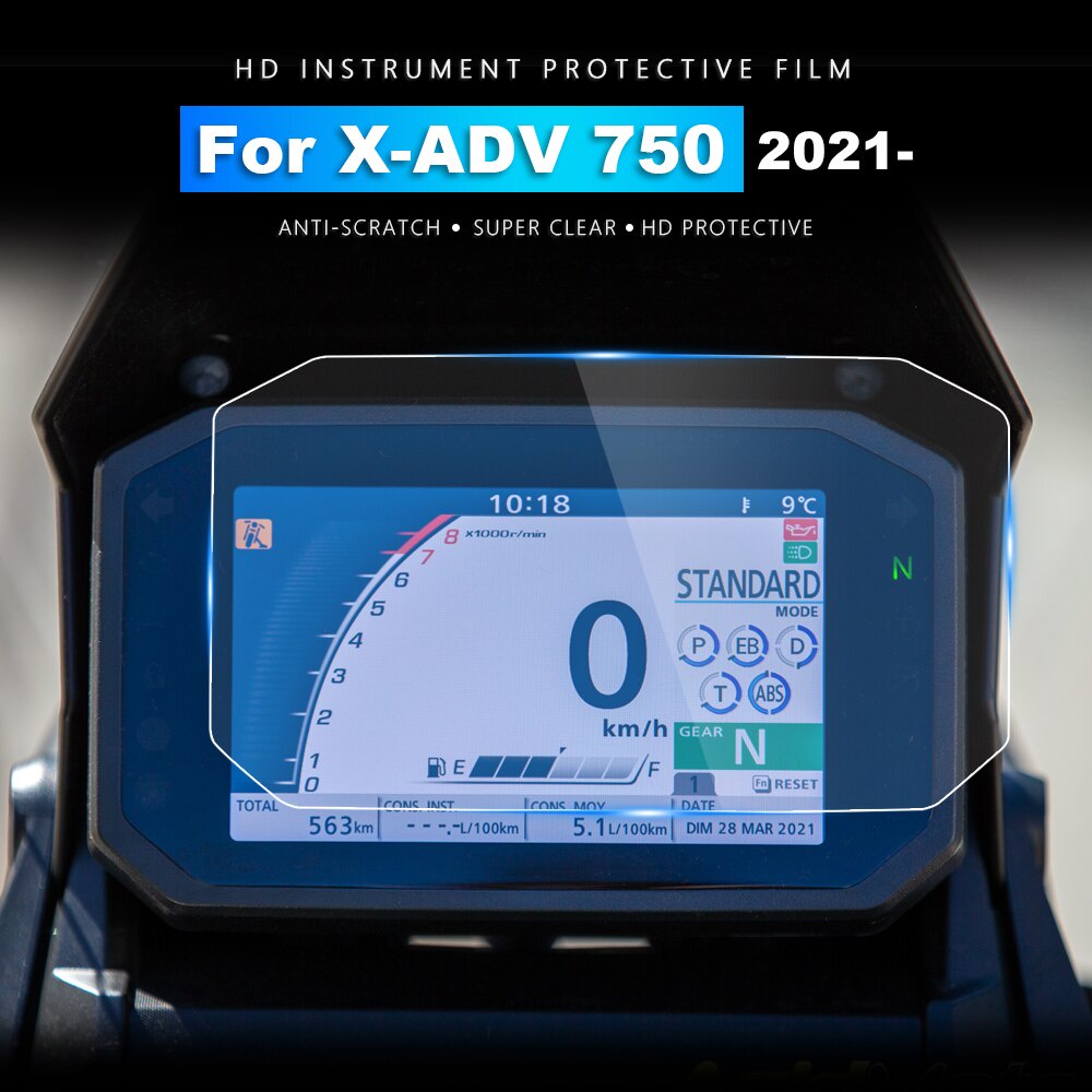 ฟิล์มป้องกันรอยหน้าจอ แดชบอร์ดรถจักรยานยนต์ X-ADV 750 2022 อุปกรณ์เสริม สําหรับ Honda XADV 750 X-ADV