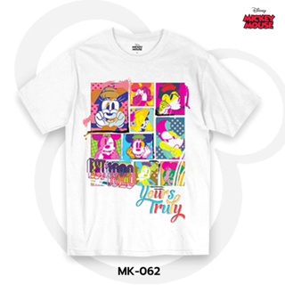 [S-5XL]Power 7 Shop เสื้อยืดการ์ตูน มิกกี้เมาส์ ลิขสิทธ์แท้ DISNEY  (MK-062)