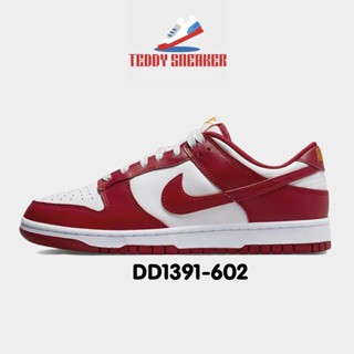 Nike SB Dunk Low Gym Red DD1391-602 รองเท้าผ้าใบลําลอง