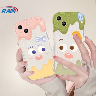 เคสโทรศัพท์มือถือ TPU ลายไอศกรีม อีโมติคอน ขอบคลื่น สําหรับ VIVO Y02 Y16 V25E V27E Y22S Y35 Y01 Y21T Y21S Y33S Y12 Y15 Y17 Y11 Y12S Y12A Y15S Y15A Y20S Y91C Y19 Y30 Y50