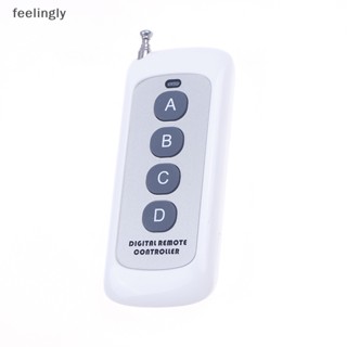 {FEEL} รีโมตคอนโทรล 433Mhz Rf 4 ปุ่ม สําหรับประตูโรงรถ {feelingly}