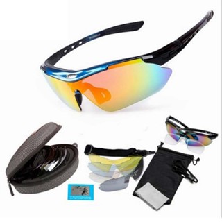 Cycling Glasses Photochromic Polarized Built-in Myopia Frame Men Women Windproof Bicycle Outdoor Sports Glasses