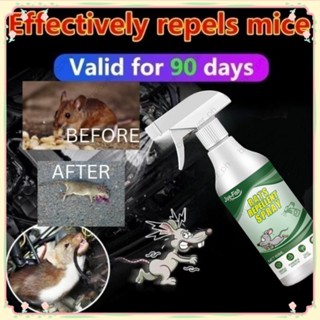 60ml Fast Mouse Repellent Spray Pest Control Spray Mild Formula Rat Off Spray Rat Killer Household Indoor Car Engine General Mouse Repellent 【sunny】