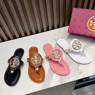 TORY BURCH รองเท้าแตะชายหาด สวมใส่สบาย สี่สี