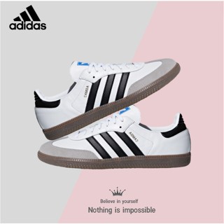 〖ของแท้พิเศษ〗 Adidas originals Samba  0G  Mens and Womens รองเท้าผ้าใบ B75806