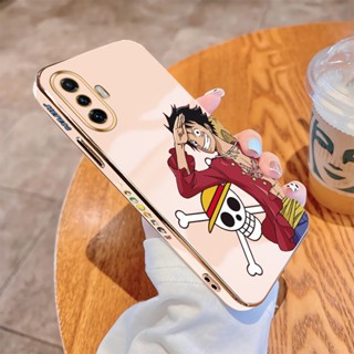 เคสโทรศัพท์มือถือ แบบนิ่ม ขอบสี่เหลี่ยม พิมพ์ลายลูฟี่ หรูหรา สําหรับ Xiaomi Poco Pocophone F2 Pro Poco F3 F4 GT