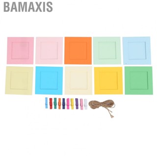 Bamaxis Paper Picture Frame  Photo Holder Mixed Color for Bedroom Dining Room Living