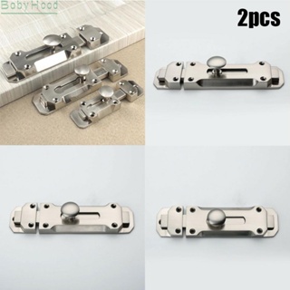 【Big Discounts】3 4 5 Brushed Nickel Door Lock Slide Bolt Latch For Bathrooms Toilets &amp; More#BBHOOD