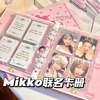 Mikko Co-Branded สมุดโฟโต้การ์ดโพลารอยด์ 10 ซม. สําหรับเก็บสะสม