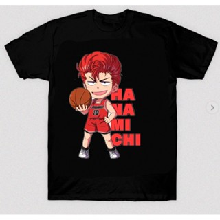 เสื้อยืดพิมพ์ลายแฟชั่น2022 เสื้อยืดผ้าฝ้ายคอกลมแขนสั้นพิมพ์ลาย Manga Slam Dunk สําหรับผู้ชาย discount