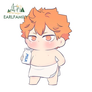 Earlfamily สติกเกอร์กราฟิก Haikyuu 13 ซม. x 8.6 ซม. สําหรับตกแต่งรถยนต์ แล็ปท็อป รถจักรยานยนต์