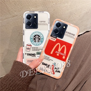 เคสโทรศัพท์มือถือ TPU แบบนิ่ม ลายกาแฟ Tema กันกระแทก สําหรับ Infinix Note 30 Pro VIP 30i Hot 30 Play 30i NFC FREE FIRE Smart 7 Plus HD 4G Zero 5G 2023