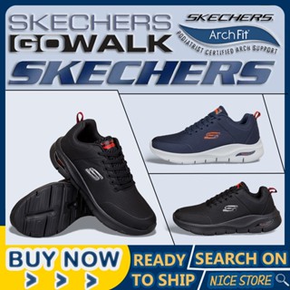 [รองเท้าผ้าใบผู้ชาย คุณภาพดี] Skechers_ Go-Walk ARCH-Fit รองเท้ากีฬากลางแจ้ง Guys Walking Sports Kasut รองเท้ากลางแจ้ง Lelaki Wanita