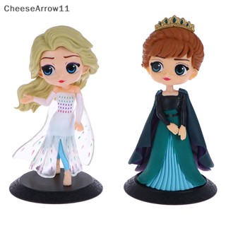 Che โมเดลฟิกเกอร์ Disney Q Posket Frozen Queen Princess Elsa Anna ของเล่นสําหรับเด็ก 1 ชิ้น