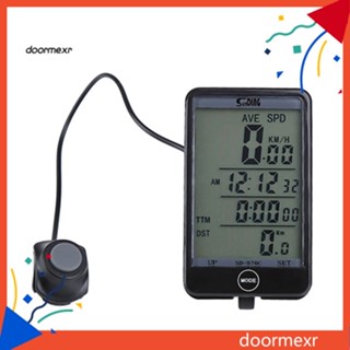 Doo เครื่องวัดระยะทาง หน้าจอ LCD มีไฟแบ็คไลท์ สําหรับรถจักรยานเสือภูเขา