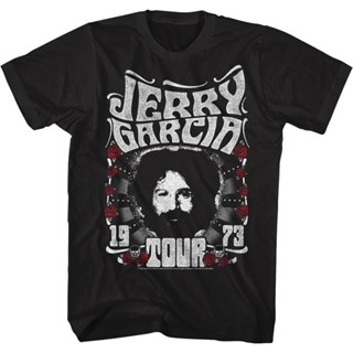 เสื้อยืด ลาย Tour Jerry Garcia 1973