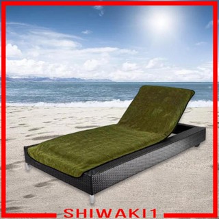 [Shiwaki1] ผ้าคลุมเก้าอี้ชายหาด ไมโครไฟเบอร์ แบบพกพา 29.5x78.7 นิ้ว