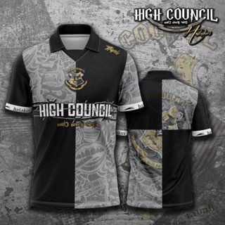 Ani เสื้อยืดโปโล แขนสั้น ลําลอง ลาย High Council Hc Volume 2 สําหรับผู้ชาย และผู้หญิง เหมาะกับการเล่นกีฬา