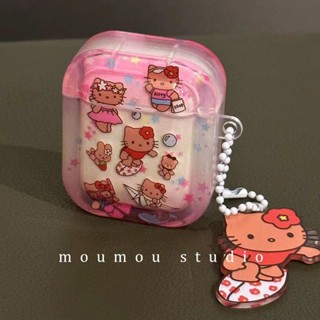 เคสหูฟังบลูทูธไร้สาย ลายเฮลโลคิตตี สําหรับ airpods pro2 AirPods1 2 3 AirPods1 2 pro 3