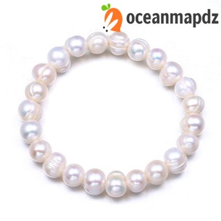 OCEANMAPDZ เครื่องประดับ สร้อยข้อมือ อินเทรนด์ หรูหรา สําหรับผู้หญิง 8 มม.