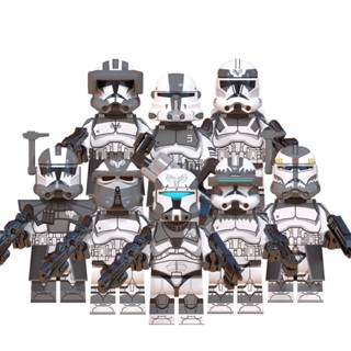 Clone Trooper Boost Wolfpack AT-RT Driver Commander Space Wars บล็อคตัวต่อฟิกเกอร์ ขนาดเล็ก ของเล่นสําหรับเด็ก