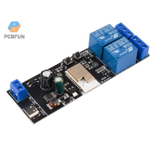 Pcbfun โมดูลรีเลย์ตั้งเวลา Dc/ac7-32v 2/3/4 ช่อง ควบคุมผ่านแอพ