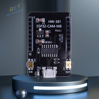 [Getdouble.th] Esp32-cam-mb โมดูลดาวน์โหลด TTL WIFI และบลูทูธ เข้ากันได้กับ 4.7V-5.3V [Getdouble.th]