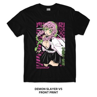 เสื้อผ้าฝ้าย [🇸🇬🚚 3-5 DAYS] Demon Slayer T-Shirt Series Mitsuri Kanroji Manga Anime T Shirt Japanese Unisex Shirt S