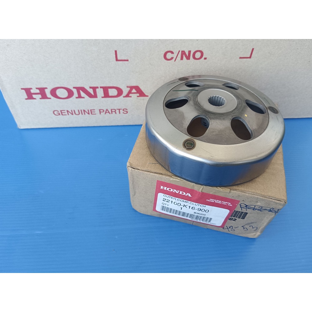 22100-K0J-N01เรือนคลัทช์ตัวนอกแท้HONDA Scoopyi ปี2013-2016, Zoomer xปี2012-2014 , Moove 1ชิ้น