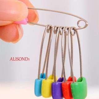 ALISOND1 หมุดล็อคผ้าอ้อม หลากสี เพื่อความปลอดภัย สําหรับเด็ก 50 ชิ้น