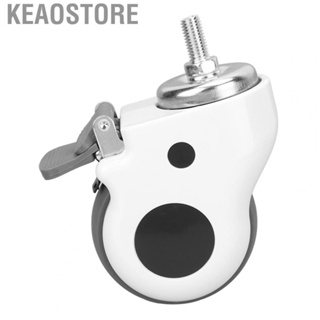 Keaostore 3in/4in Universal Wheel Quiet High Speed Rotating Heavy Duty Swirl Casters for Hospital Beds Patients