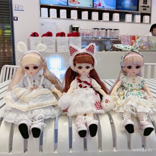 [พร้อมส่ง] ตุ๊กตาเด็กผู้หญิง BJD 6 จุด ปรับได้ 30 ซม. ของขวัญวันเกิด FOHYตกุ๊ ตา